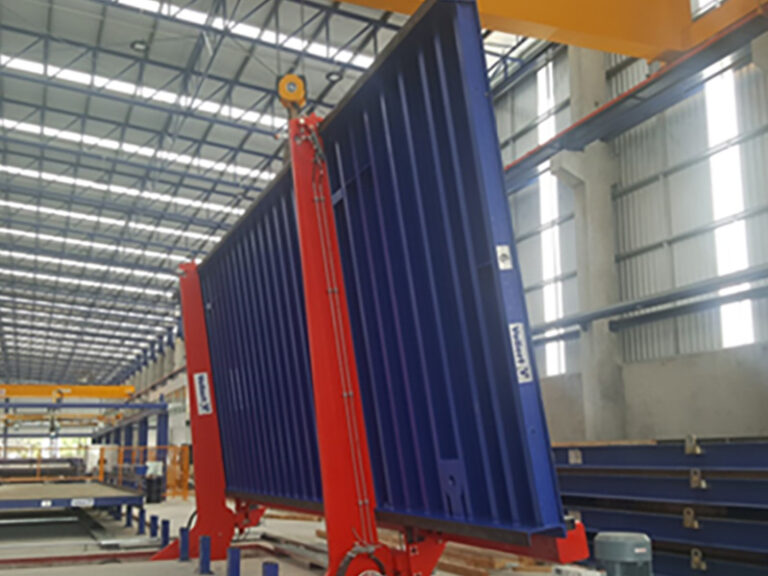 ระบบยกจัดเก็บผนังคอนกรีตออกจากโต๊ะหล่อ (Tilting and Demoulding system)
